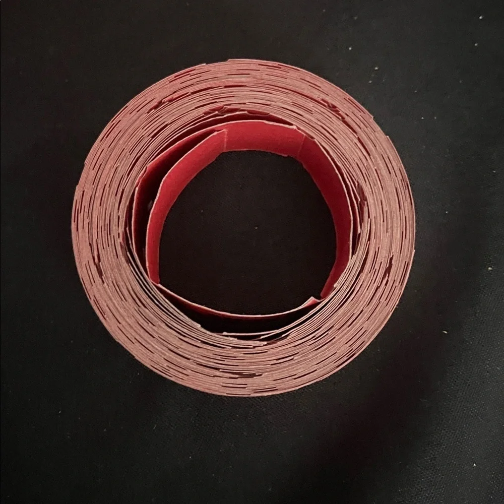 Red Admit One Tickets Roll, single ticket numbers, roll has 100 tickets.